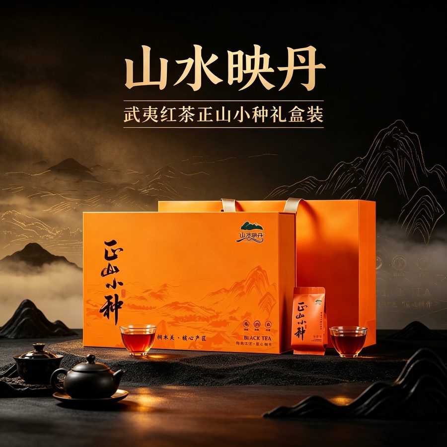武夷山红茶正山小种茶叶礼盒装送礼长辈老丈人礼品